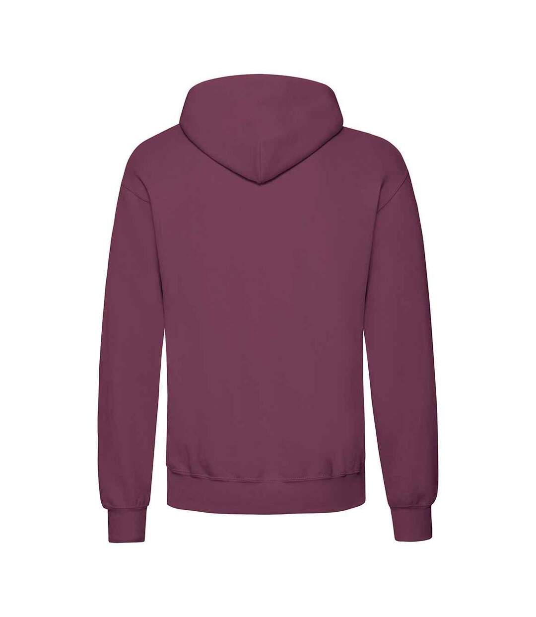 Sweat À Capuche Classic Adulte Bordeaux Fruit Of The Loom-2