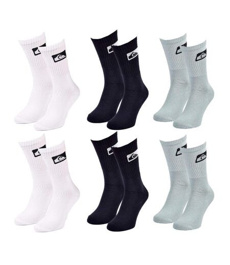 Chaussettes QUIKSILVER CUSHIONED CREW - Pack de 6