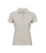 Womens/ladies Luxury Stretch Short Sleeve Polo Shirt Cement Tee Jays-1