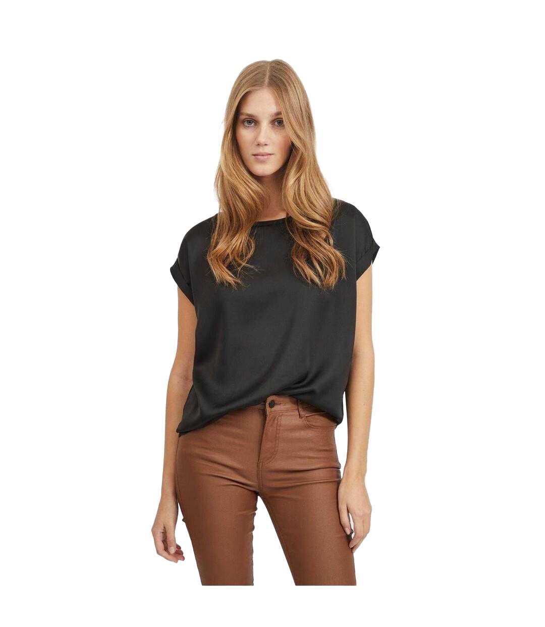 Haut Ellette Femme Noir Vila-1