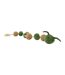 Caterpillar plush dog toy one size green/brown Ancol-2