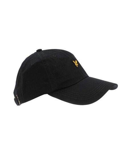 Embroidered Logo Baseball Cap Black Lyle & Scott
