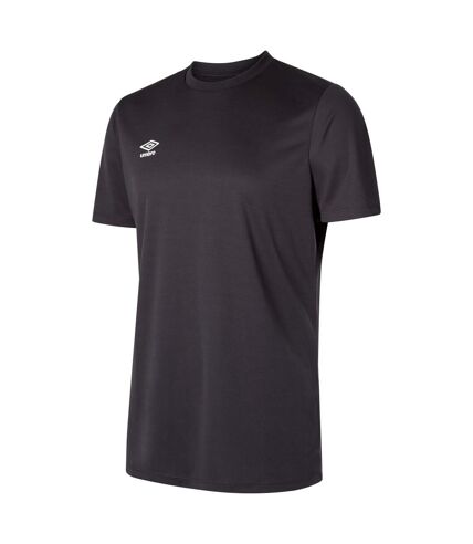 Umbro Mens Club Short-Sleeved Jersey (Carbon/White) - UTUO258