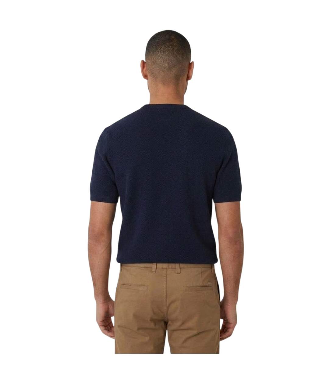 T-shirt Homme Bleu Marine Threadbare-2