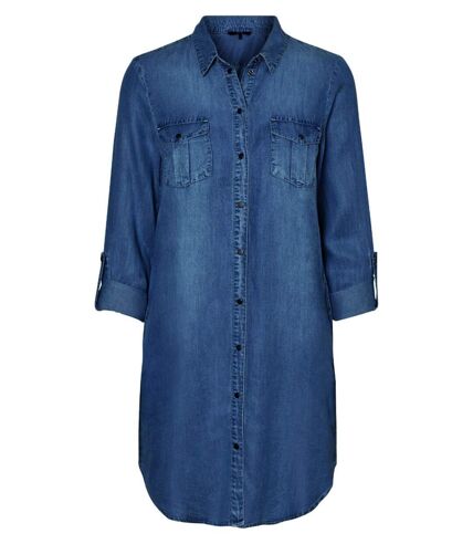 Robe courte en jean