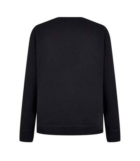 Mens Westart Premium Cotton Crew Neck Sweatshirt Black Boss