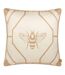 Bee deco geometric cushion cover 43cm x 43cm champagne Furn-1