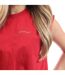 T-shirt Court Arrow Femme Rouge Off White-4