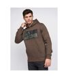 Duck and Cover Mens Quantain Hoodie (Brown)