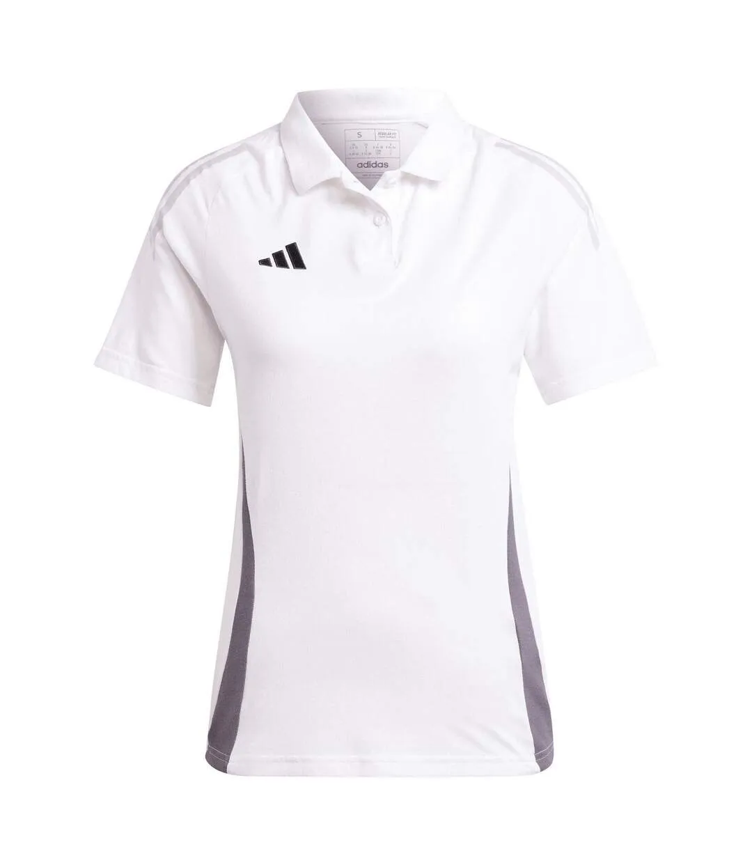 Polo Manches Courtes Tiro Femme Blanc Adidas-2
