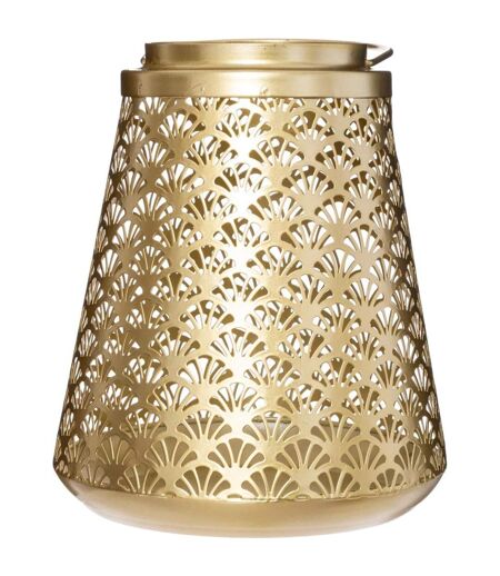 Lanterne en Métal Design Feel 19cm Or