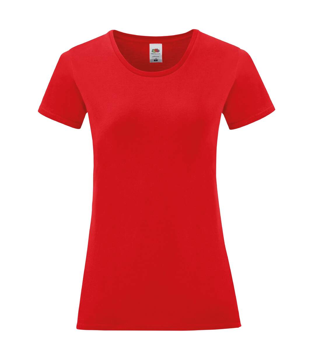 T-shirt iconic femme rouge Fruit of the Loom