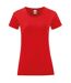 Fruit of the Loom Womens/Ladies Iconic 150 T-Shirt (Red)