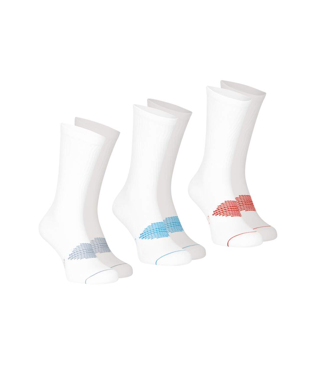 Lot de 3 mi-chaussettes homme Training Dry Athena-1