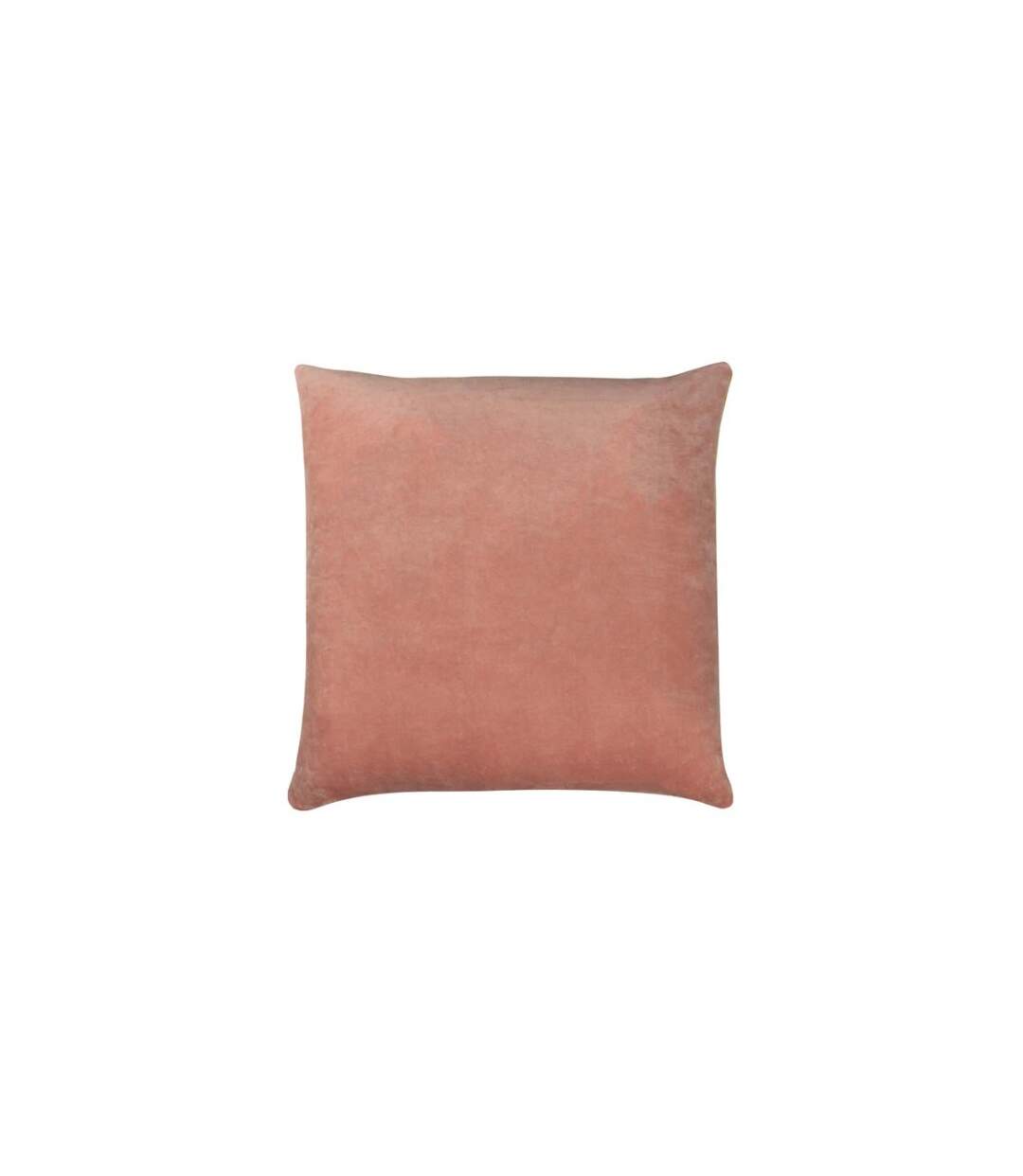 Tanda velvet square cushion cover one size pink/ochre yellow Furn