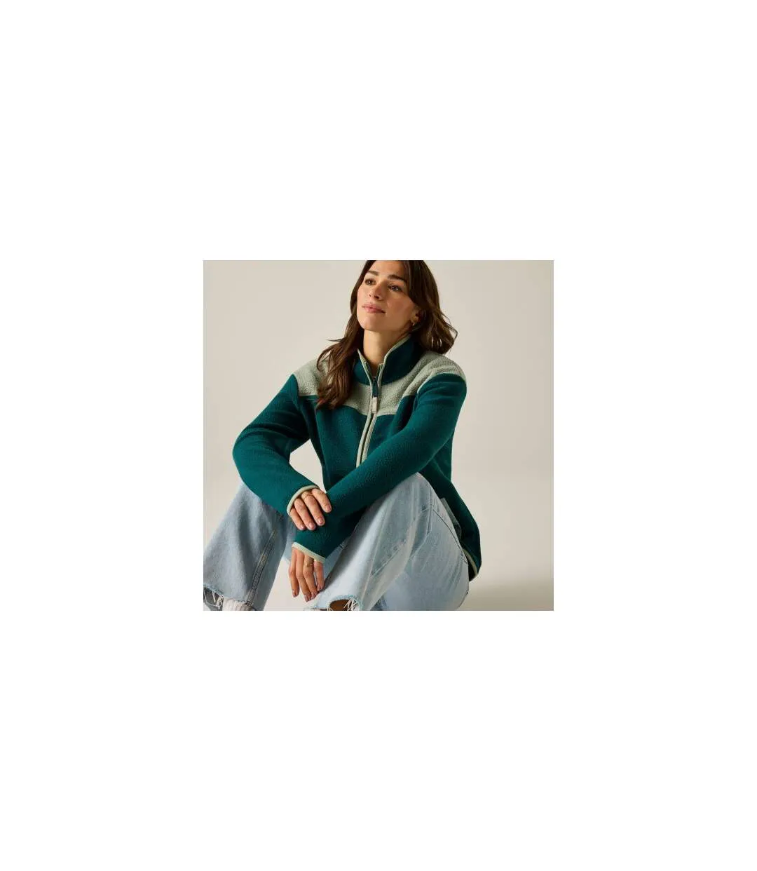 Veste Polaire Frankie Femme Vert Forêt Vert Pâle Regatta-1