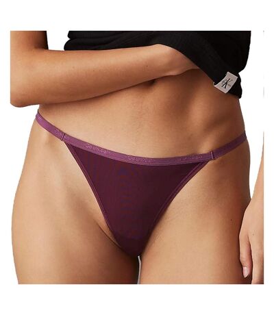 String Violet Femme Calvin Klein Jeans Wine - L