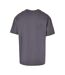 Unisex Adult Heavyweight Oversized T-shirt Dark Grey Build Your Brand-2