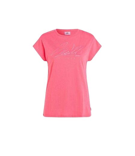 T-shirt Motif/style Signature Essentials Femme Rose O´Neill