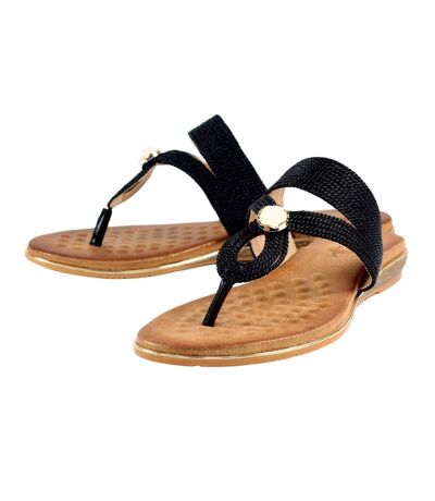 Sandales Ezra Femme Noir Lunar