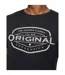T-shirt Traptons Homme Noir Crosshatch-4