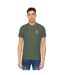 Mens Melports Polo Shirt Khaki Green Duck And Cover-1