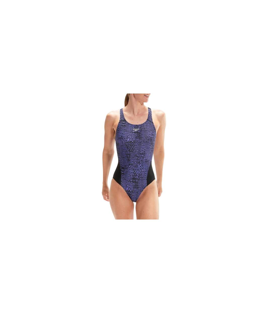 Maillot De Bain 1 Pièce Motif/style Imprimé Serpent Femme Noir Bleu Imprimé Serpent Speedo-1