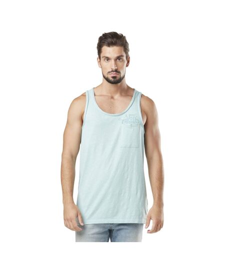 Débardeur homme avec poche en slub et print Chill Sage Vondutch