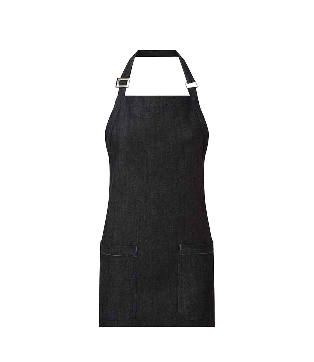 Organic cotton full apron one size indigo denim Premier-2