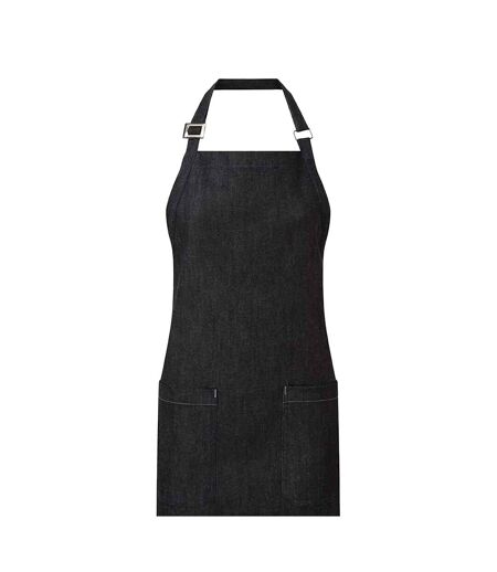 Organic cotton full apron one size indigo denim Premier