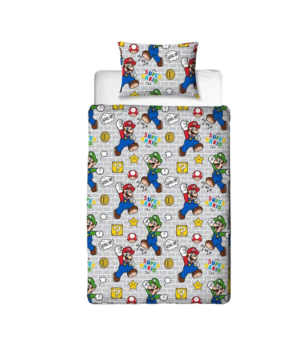 Reversible Duvet Set Multicoloured Super Mario-2