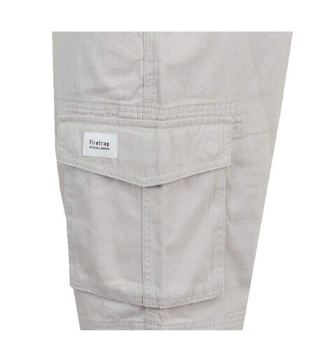 Short À Poches Homme Crème Firetrap