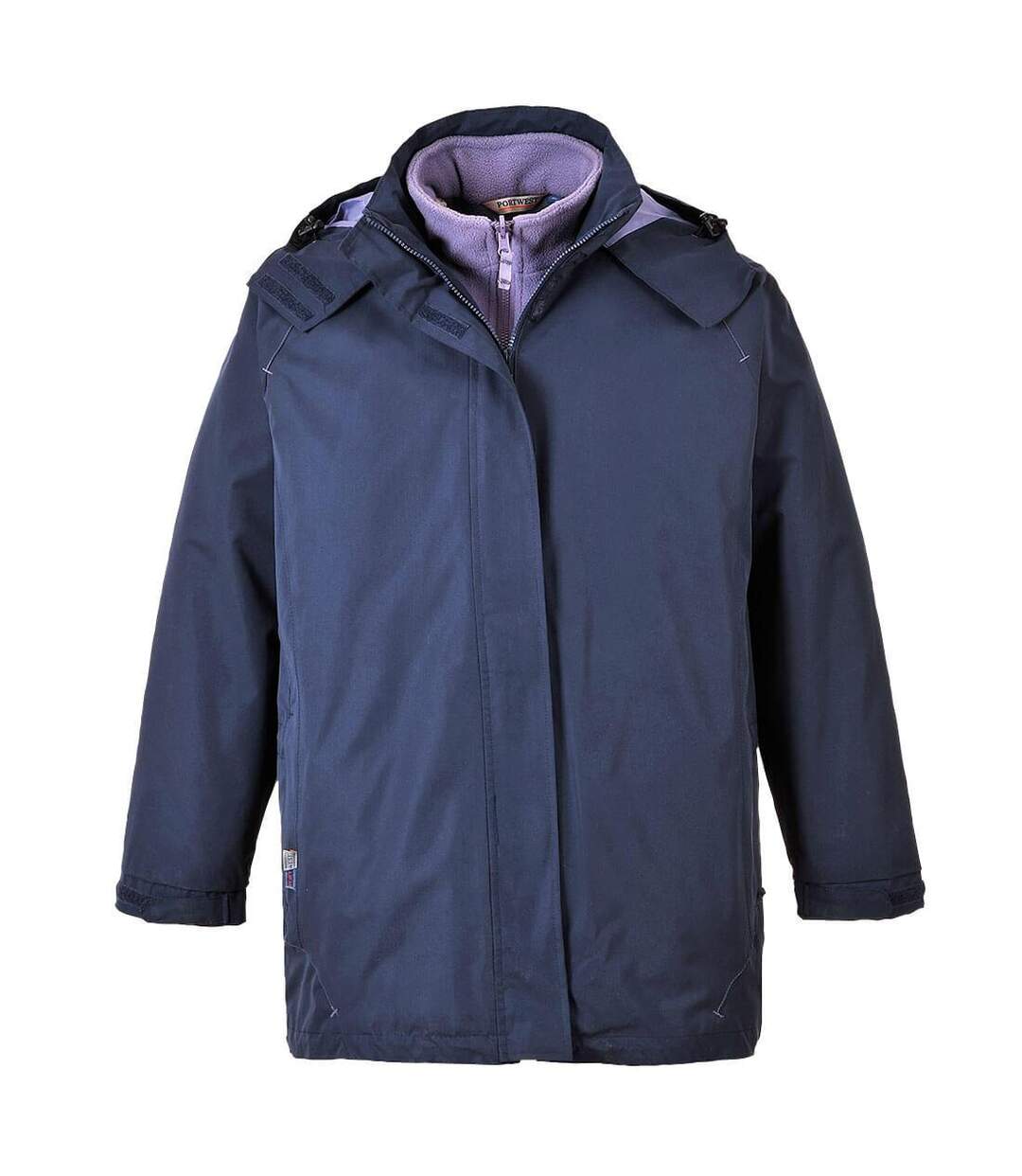 Womens/ladies elgin 3 in 1 jacket navy Portwest