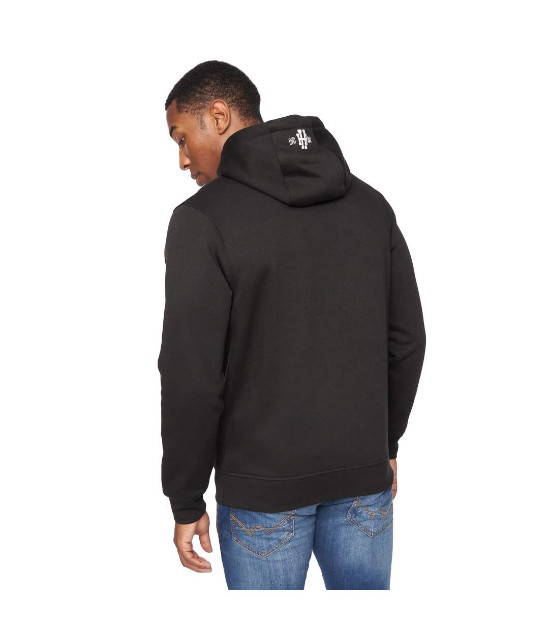 Sweat À Capuche Myer Homme Noir Henleys-3