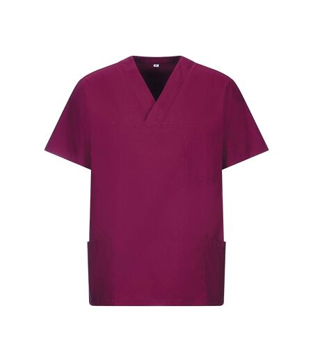 Unisex Adult Work Tunic Bordeaux Exner
