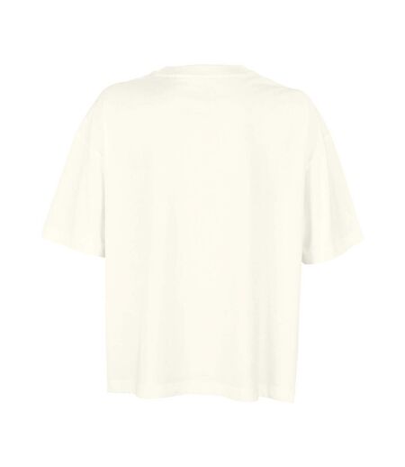 T-shirt femme blanc cassé SOLS