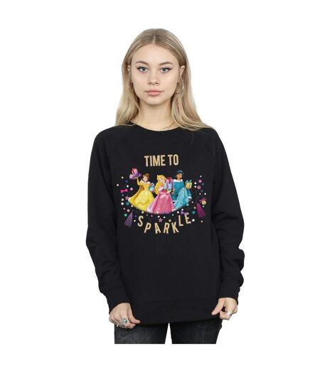 Disney Sweat-shirt Princess Time To Sparkle - Femmes/Ladies (Noir) - UTBI49427