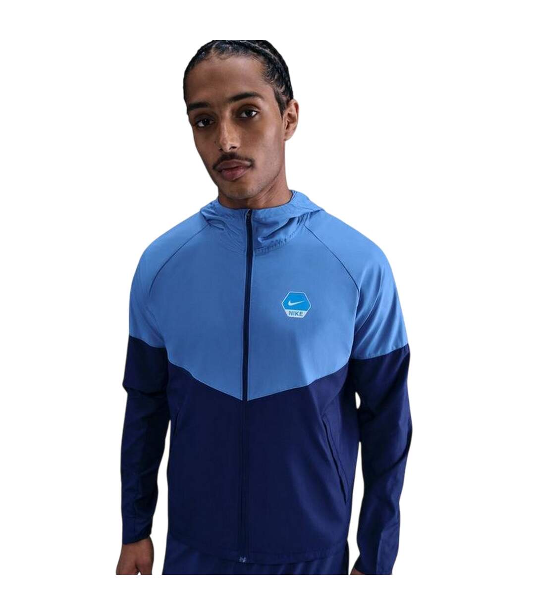Veste Motif/style Swoosh City Run Homme Bleu Nike-3