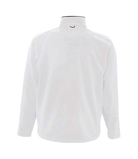 Veste softshell relax homme blanc SOLS