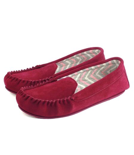 Eastern Counties Leather - Mocassins FFION - Femme (Bordeaux) - UTEL384