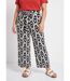 Pantalon large imprimé ethnique losanges-1