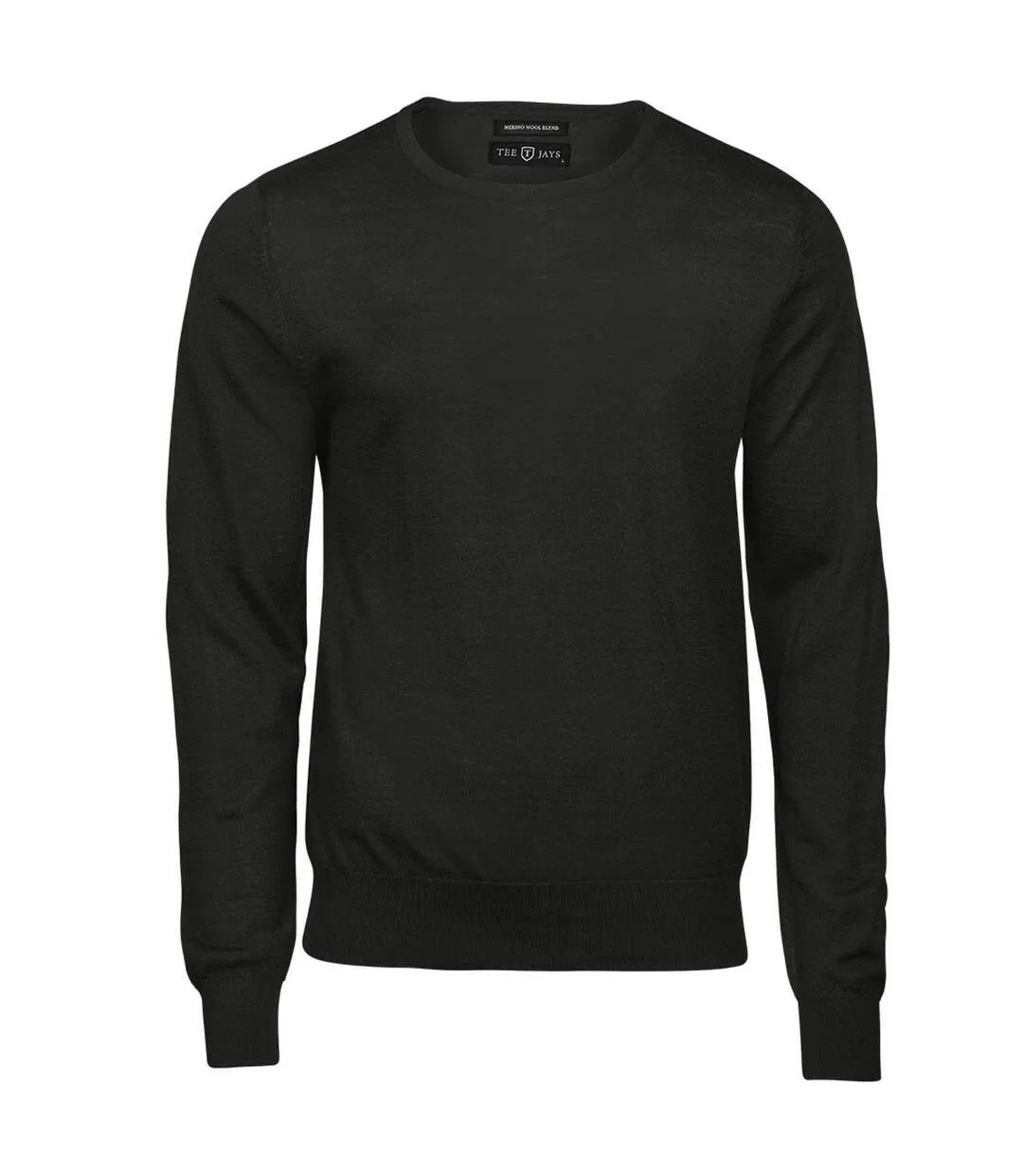 Mens Merino Blend Crew Neck Sweatshirt Pine Tee Jays-1