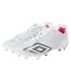 Mens Velocita Decima Pro Soft Ground Football Boots White Black Pink Glow Umbro-4
