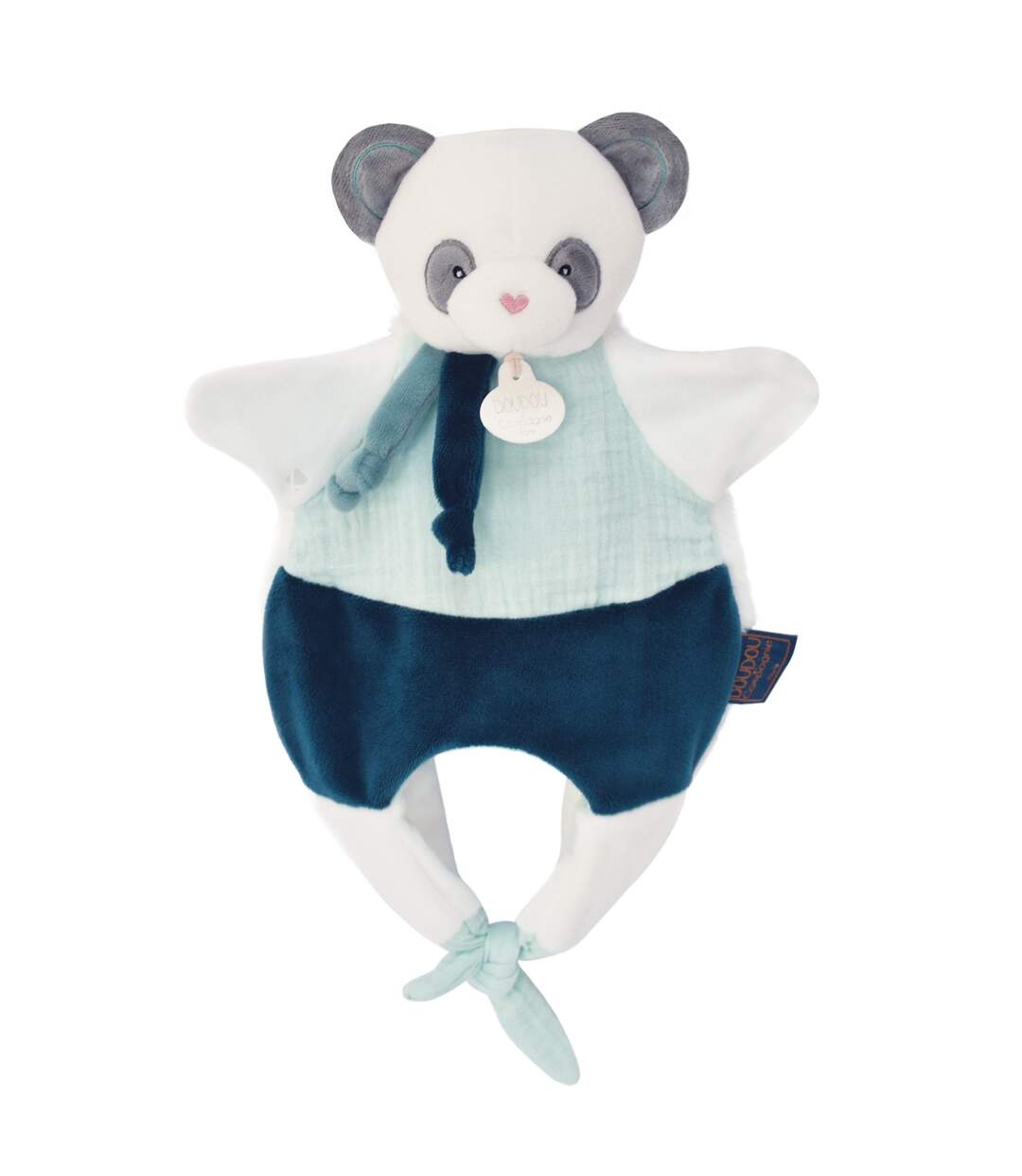 Doudou amusette polyester collection LES PETITS FUTÉS Panda-1