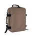 Plain Travel Backpack One Size Cashew Brown Kimood-1
