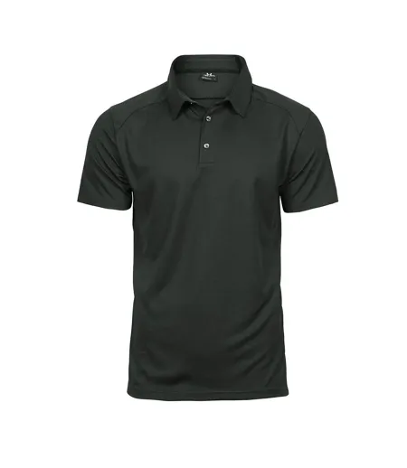 Mens Luxury Sport Polo Shirt Dark Green Tee Jays