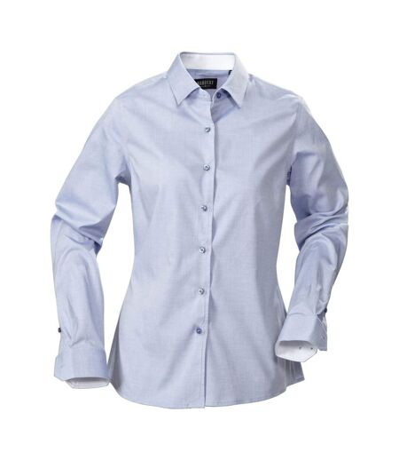 James Harvest Womens/Ladies Redding Formal Shirt (Blue) - UTUB465