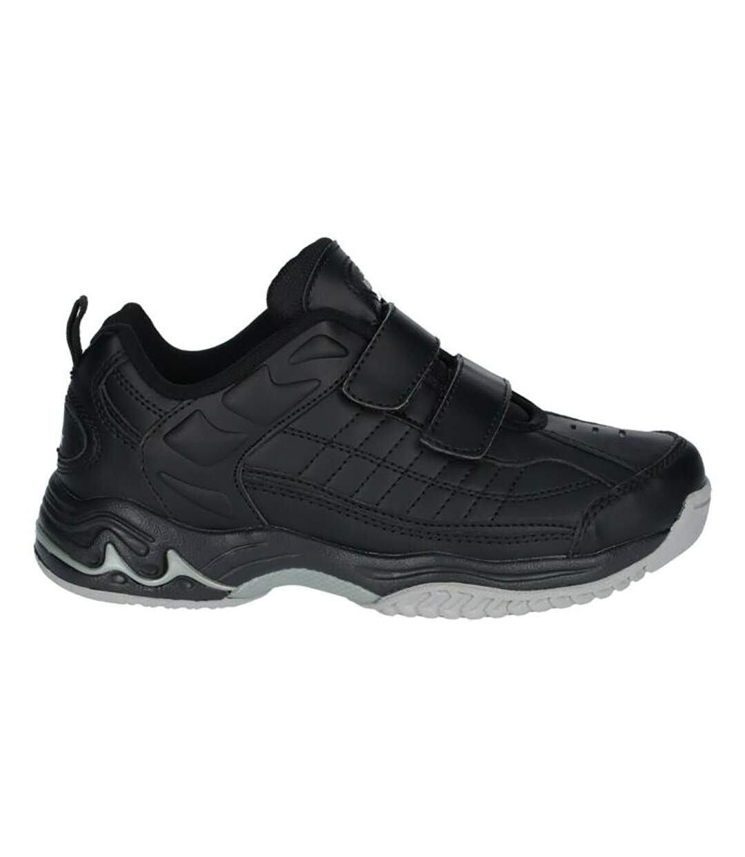 Mirak Contender Touch Fastening Trainer / Womens Trainers / Unisex Sports (Black) - UTFS928-2