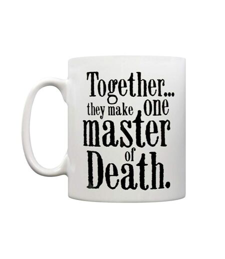 Harry Potter - Mug MASTER OF DEATH (Blanc / Noir) (Taille unique) - UTPM1795