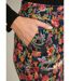 Pantalon taille élastiquée velours ras-5